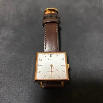 knot 손목시계 스퀘어 골드 SQ-32 벨트 포함