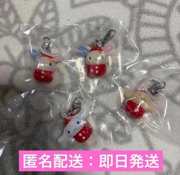 산리오 딸기 메지루시 액세서리 4점 세트