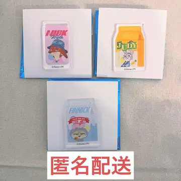 주토피아 오마이카페 아크릴 마그넷 3종 세트