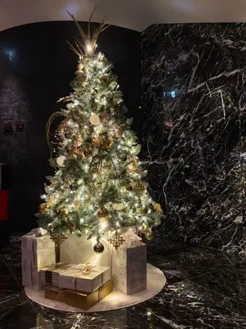 크리스마스 트리 골드 실버