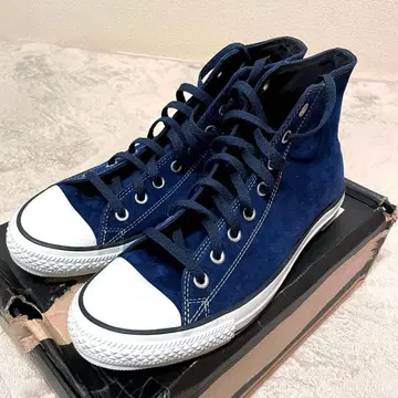 컨버스 올스타 스웨이드 레더 네이비