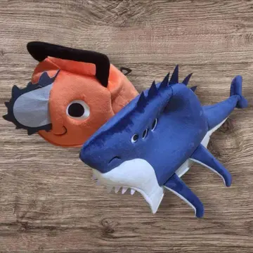 극장판 체인소 맨 레제편 봉제 인형 모자 포치타&빔