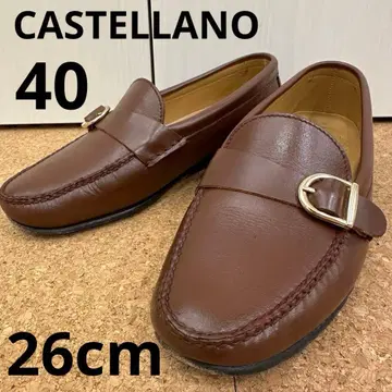 [ 고급 ] CASTELLANO VIVOS 싱글 몽크 로퍼 브라운 가죽