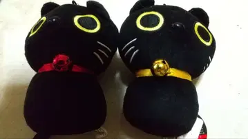 파치메메 검은 고양이 봉제 인형 2개