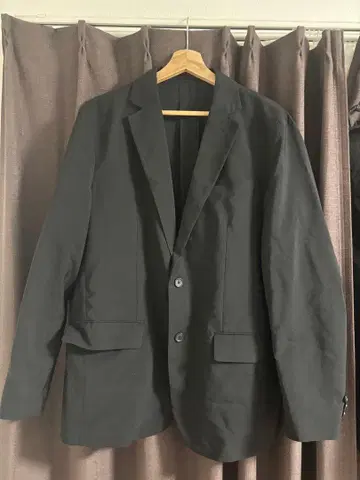 블랙 테일러드 자켓