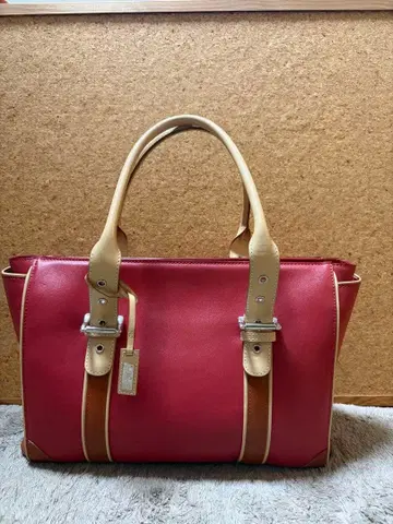 긴자 카네마츠 레드 보스턴 백