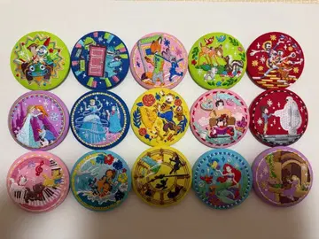 디즈니 캐릭터 캔뱃지 전 15종 세트