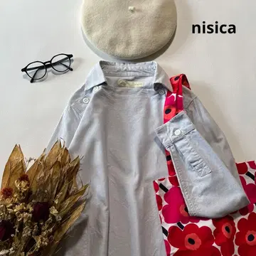 b1899* nisica 니시카 코튼 데키망 셔츠