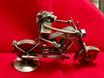 금속제 바이크 모형 아트 오브제