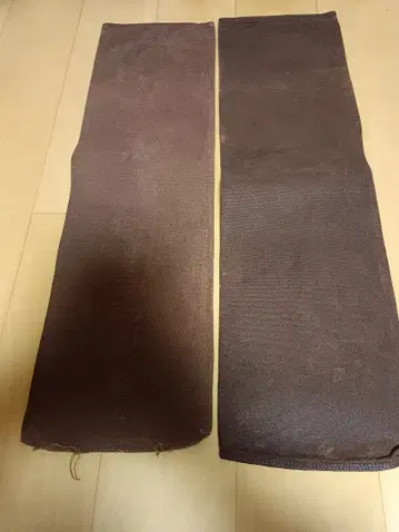 감물 염색 술주머니 두 개