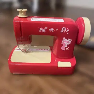 악스 야마자키 털실 미싱 후와모코 Hug 미니 미싱 꽃무늬 장식