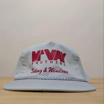 80s-90s 데드스탁 McVAY BROTHERS 캡 기업 로고