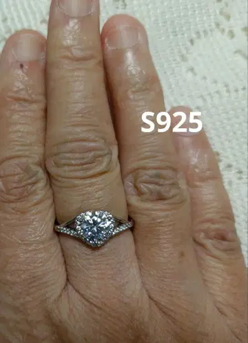 반짝반짝 하트 S925 반지