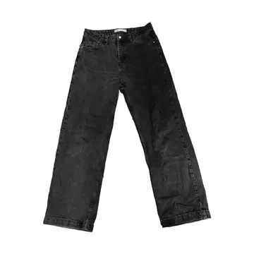 Black Flare Denim Pants