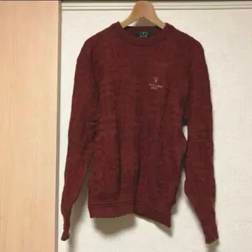 THIUSSARDI SHIRT 버건디 니트