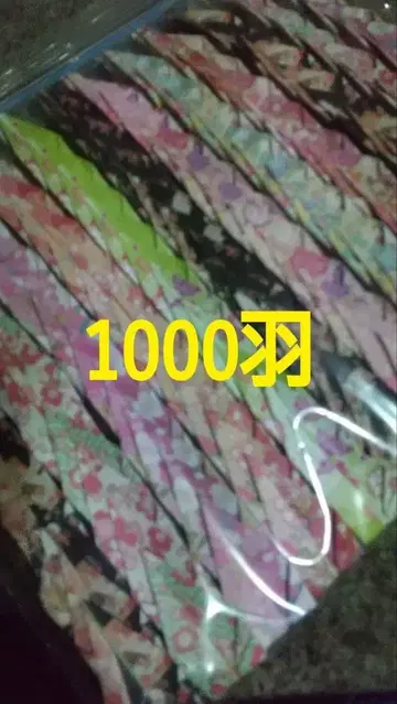 종이학 종이학 샤워 일본풍 패턴 유젠 1000마리