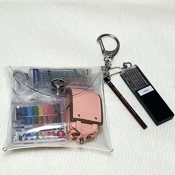 가챠 파우치 학교 란도셀 문구 세트