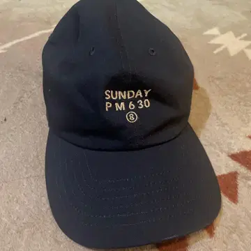 네이비 캡 SUNDAY PM630