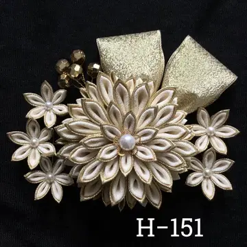 츠마미자이쿠 머리 장식 결혼식 성인식 졸업식 사전 촬영