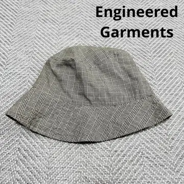 새상품급 엔지니어드 가먼츠 글렌체크 버킷햇 M