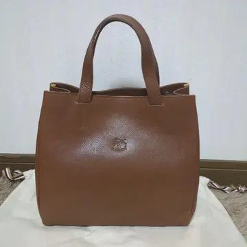 일비종떼 브라운 가죽 토트백