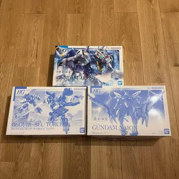 [ 미조립품 ] HG 건담 프라모델 수성의 마녀 3종 세트