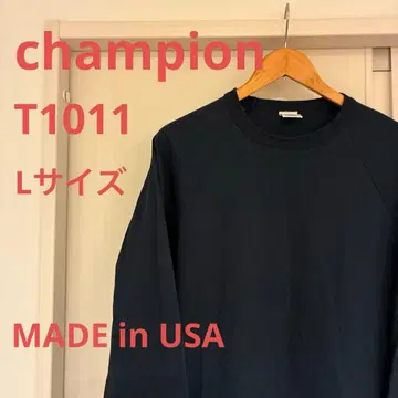 챔피온 T1011 긴팔 롱티 래글런 슬리브 티셔츠 미국제