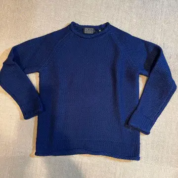 BLUE WORK 네이비 니트 스웨터