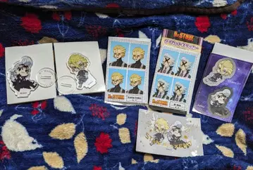 Dr.STONE 아크릴 스탠드 다이컷 스티커 스탠리&Dr.제노