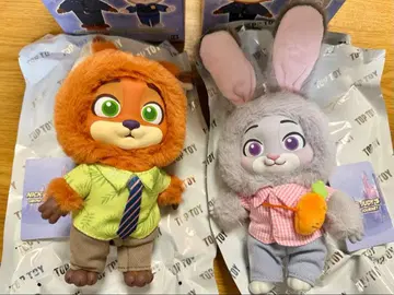 주토피아 TOPTOY 봉제 인형 닉 주디 사복