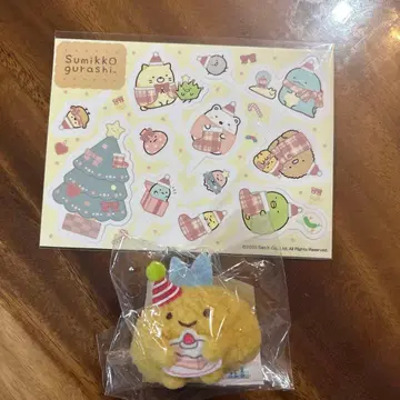 스미코구라시 케이크 캐릭터와 씰 세트