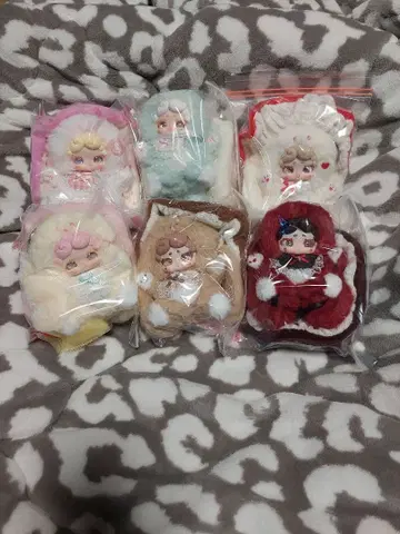 럭키 디아나이 봉제 인형 6체 세트