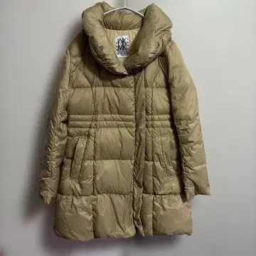 미사용 미쉘클랑 다운 38 베이지