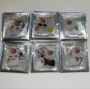 나츠메 우인장 냥코 선생님 아크릴 키링 6개 세트