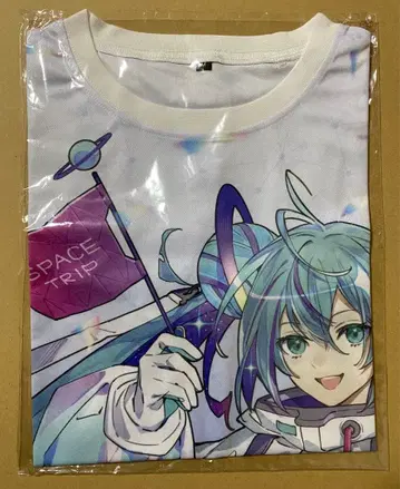 하츠네 미쿠 라스칼 풀 그래픽 T셔츠 M 사이즈