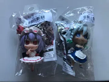 동방project SD 사쿠야 레밀리아 2점 키체인 마스코트 피규어