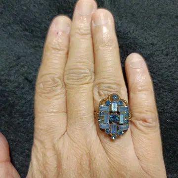 블루칼라 vintage 반지