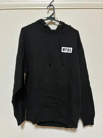 BT21 ANTI SOCIAL SOCIAL CLUB 콜라보 후드티 블랙