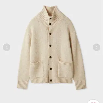 W/NY 샤기 니트 가디건 LBEG