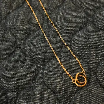 다니엘 웰링턴 핑크 골드 목걸이