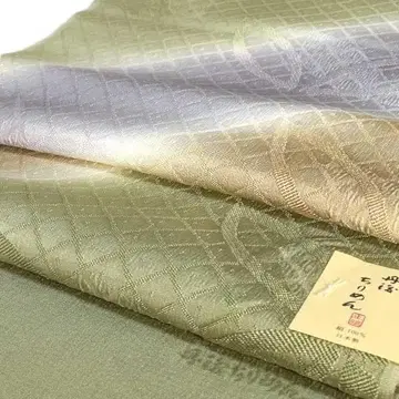 8576 오비 장식 천 탄고 크레이프 원단 중량감 일본제 새상품 초록색