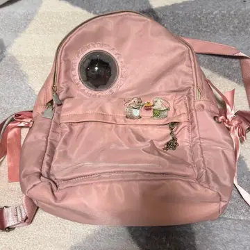 인형용 외출 백팩 귀여운 더스티 핑크 보크스