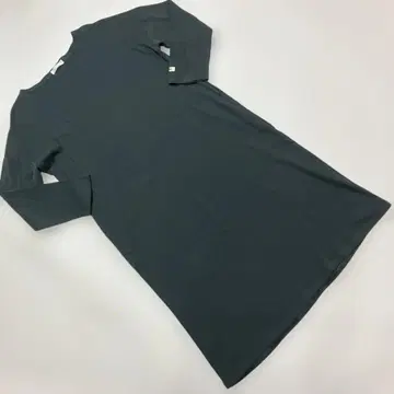 핑크하우스 다크 그린 티셔츠 원피스/2022년 가을