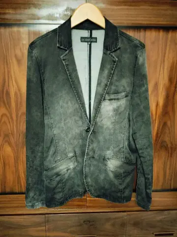 인디아틱 에이징 가공 자켓