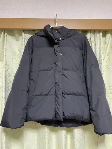 [ 2WAY ] 스탠드 넥 숏 다운 자켓 그레이