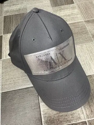 [새상품급] Armani Exchange A|X 그레이 캡