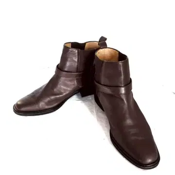 Sicilia 시칠리아 24 다크 브라운 가죽 사이드 고어 부츠