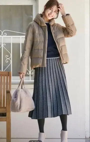 anysis 다운 코트, 모카