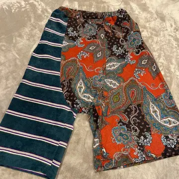 patterns 페이즐리 무늬 사루엘 팬츠