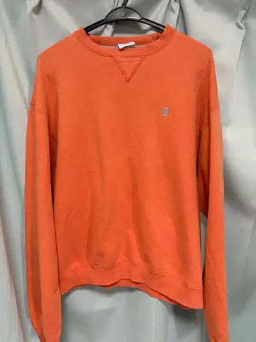 [ 킹스레 ] Champion 앞V 맨투맨 살몬 핑크 L 90s~00s